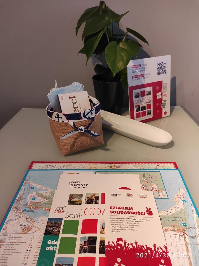 グダニスクPrzytulny Apartament, 2 Pokoje Nad Morzemアパートメント エクステリア 写真